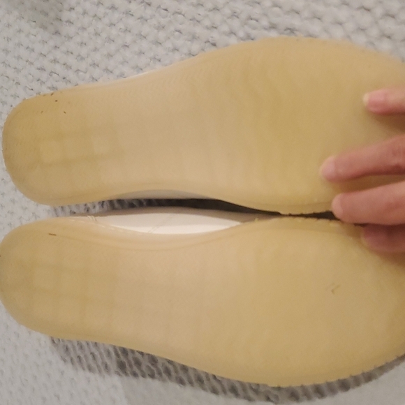 Zara White Leather Low Top Sneakers Size 39 (#7) - Picture 5 of 8